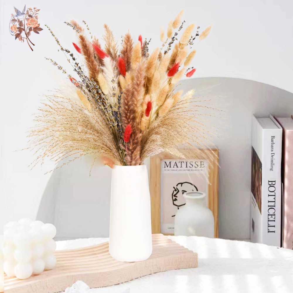 천연 팜파스 라벤더 드라이 플라워 부케 웨딩 장식 갈대 - Pampas Grass Decor 리뷰 및 가격