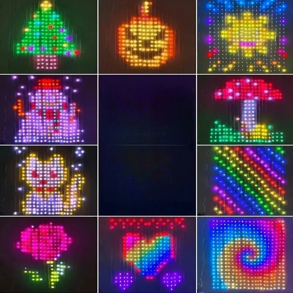 LED 픽셀 커튼 조명, 블루투스 앱으로 제어 가능,  - Home Decor Free App 리뷰 및 가격