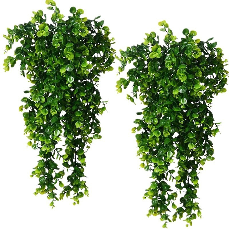 1Pcs 인공 5 포크 등나무 유칼립투스 벽 교수형 시 - Rattan Plant Basket 리뷰 및 가격