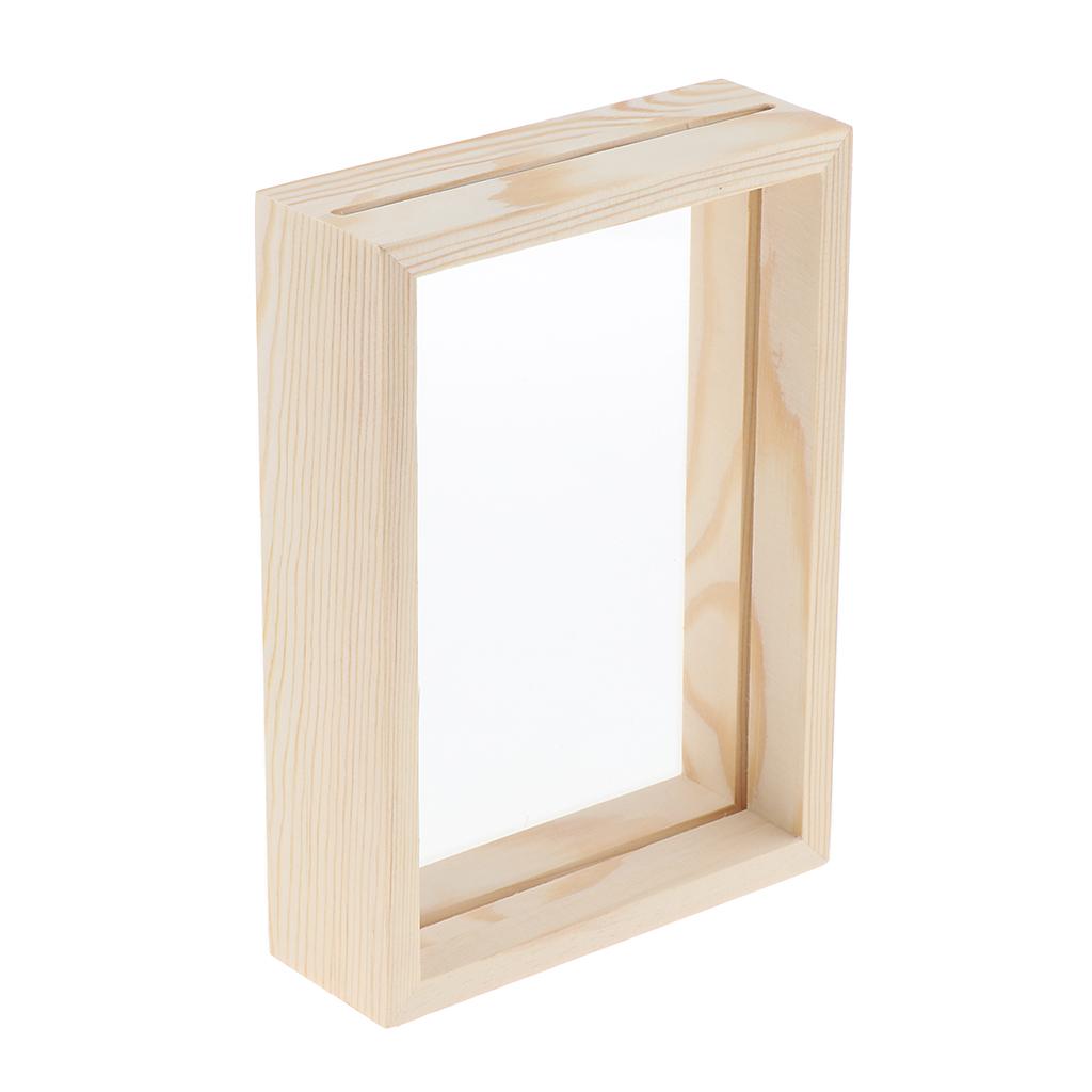 양면 유리로 만든 투명 나무 프레임, DIY 사진 포스 - Bamboo Photo Frame 리뷰 및 가격