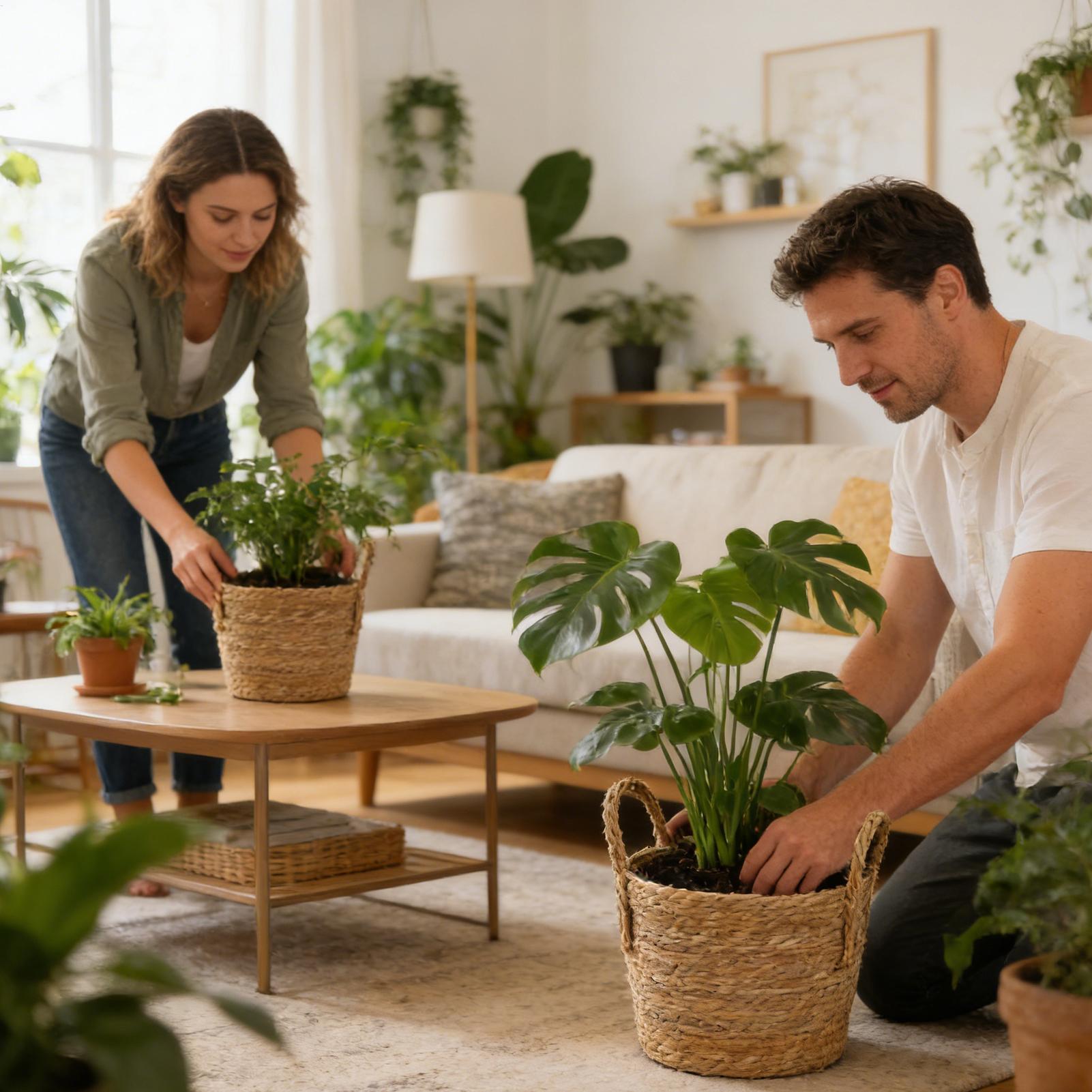 화분 바구니 짚 화분 위커 화분 통풍이 잘되는 라탄 꽃 - Rattan Plant Basket 리뷰 및 가격